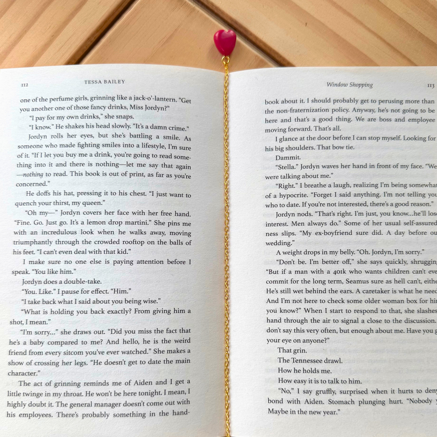 Love Letter Polymer Clay Chain Bookmark