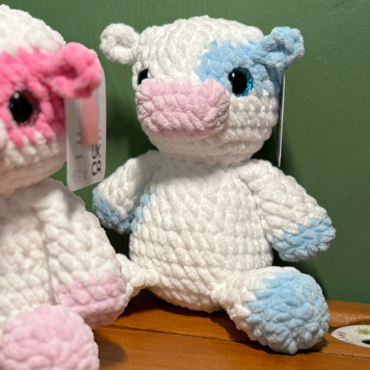 Crochet Chenille Cow