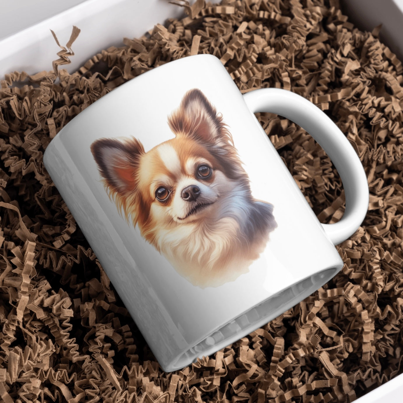 Chihuahua Dog 11oz White Mug, Perfect Gift Idea As It Comes Boxed.