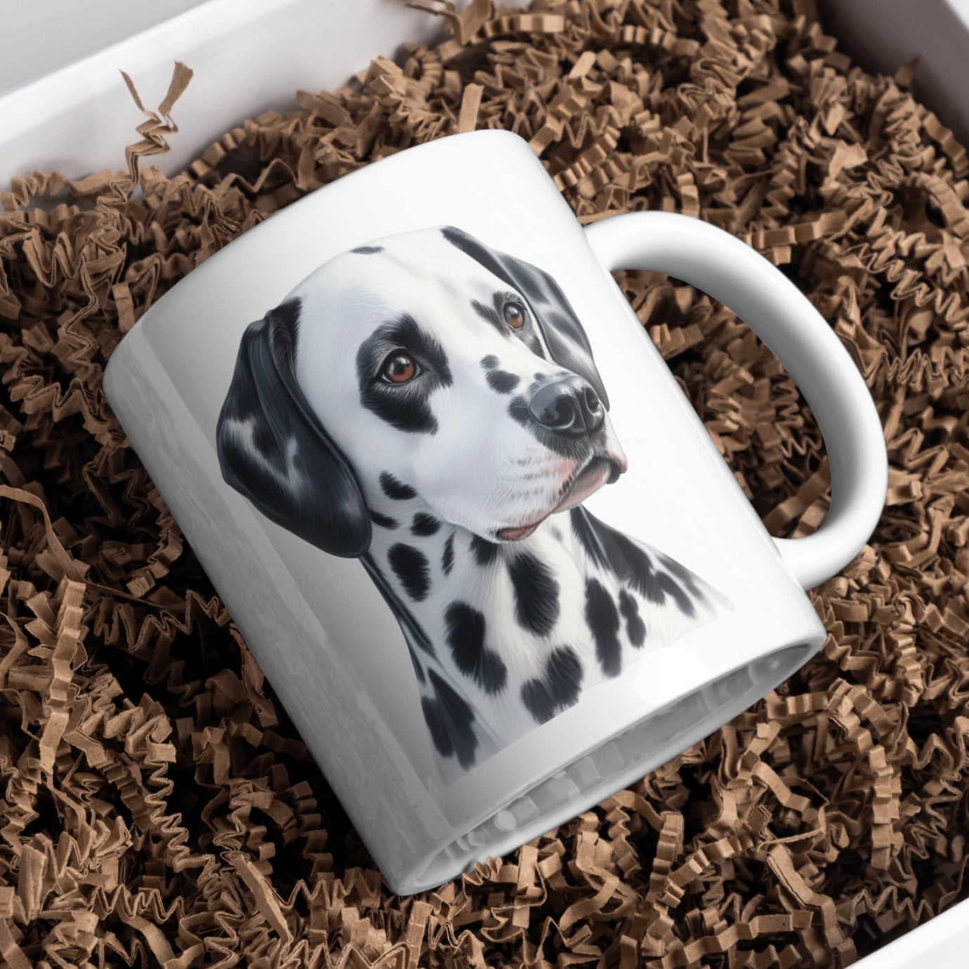 Dalmatian Dog 11oz White Mug, Perfect Gift Idea As It Comes Boxed.