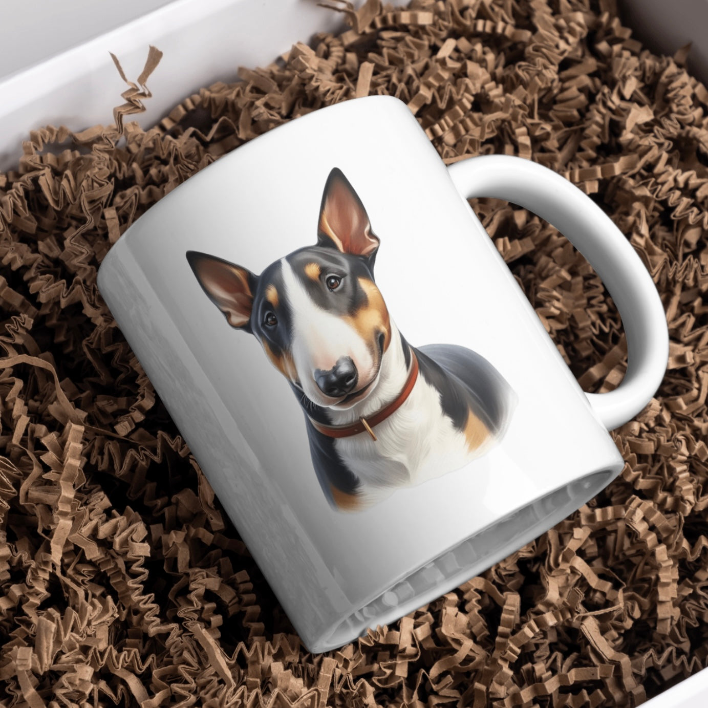 English Bull Dog 11oz White Mug, Perfect Gift Idea As It Comes Boxed.