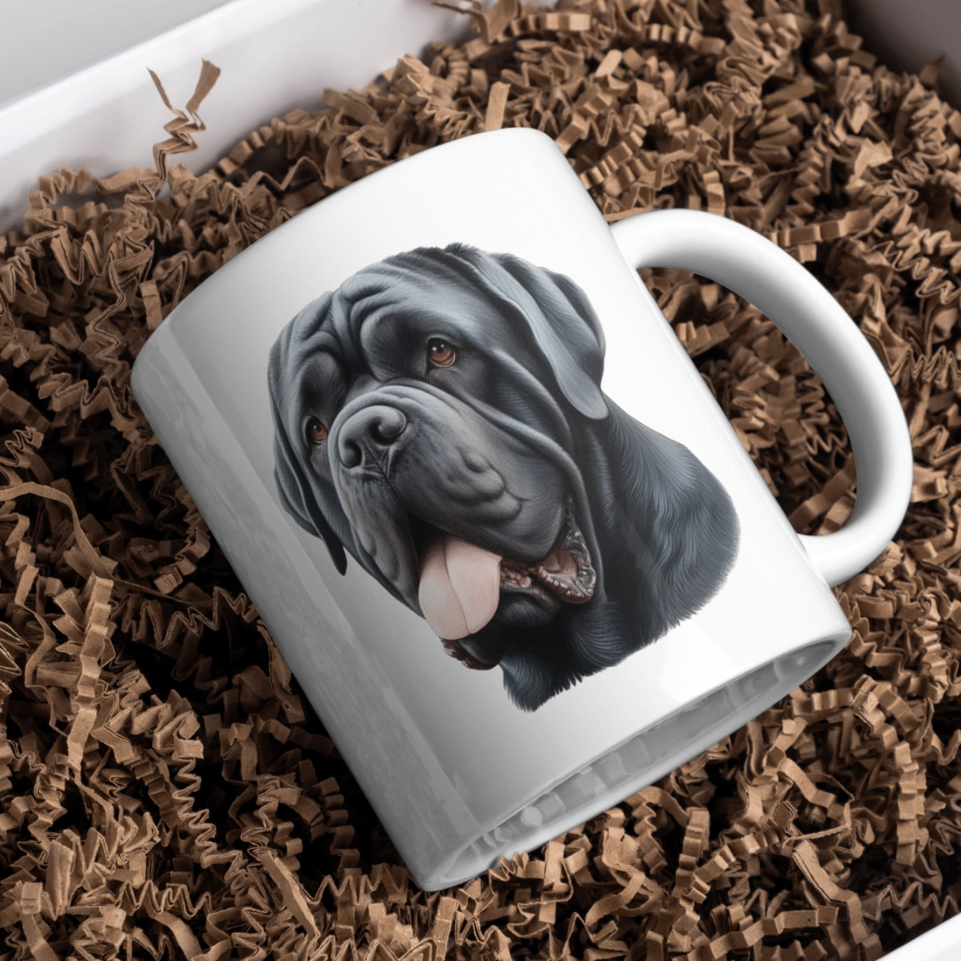 Neapolitan Mastiff 11oz White Mug, Perfect Gift Idea As It Comes Boxed.