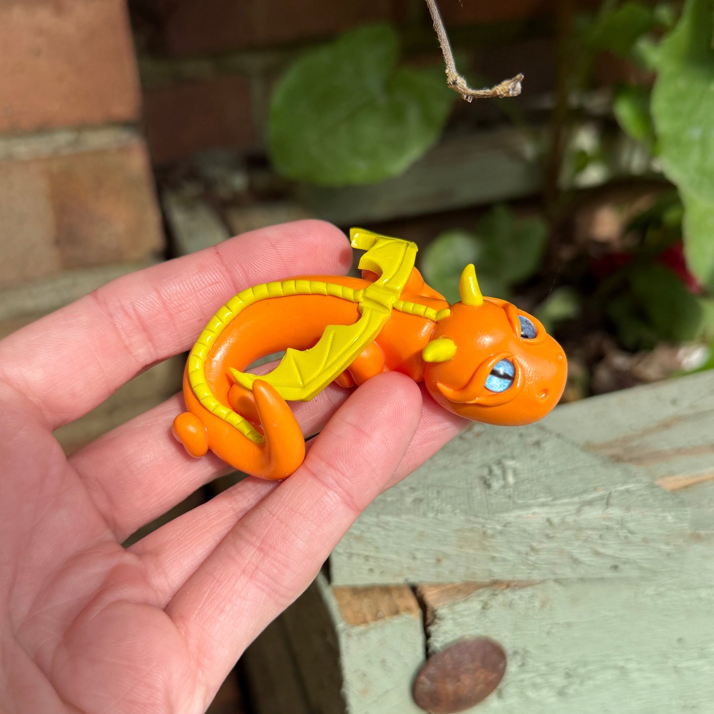 Orange And Yellow Whimsy Dragon