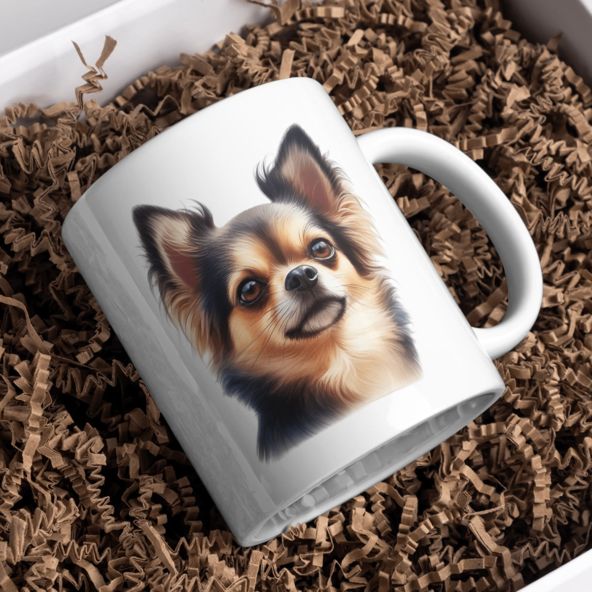 Chihuahua Dog 11oz White Mug, Perfect Gift Idea As It Comes Boxed.