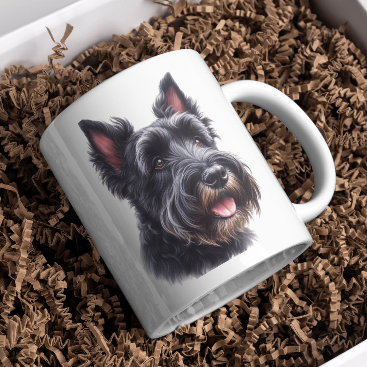 Scottish Terrier Dog 11oz White Mug, Perfect Gift Idea As It Comes Boxed.
