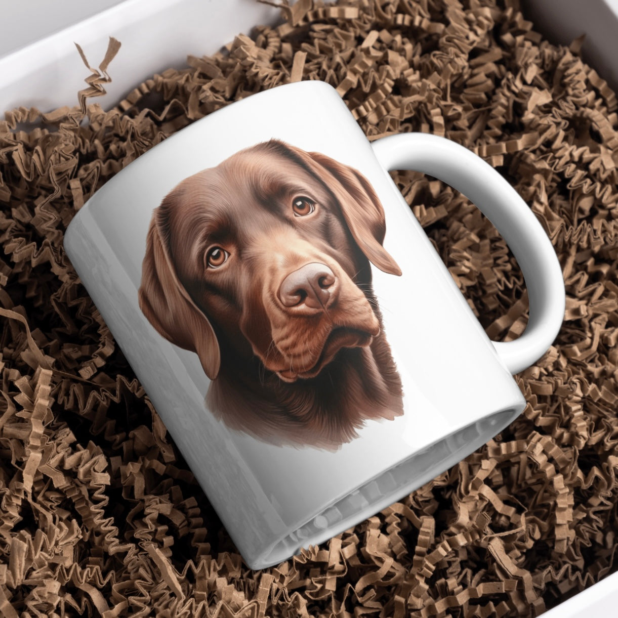Chesapeake Bay Retriever Dog 11oz White Mug, Perfect Gift Idea As It Comes Boxed.
