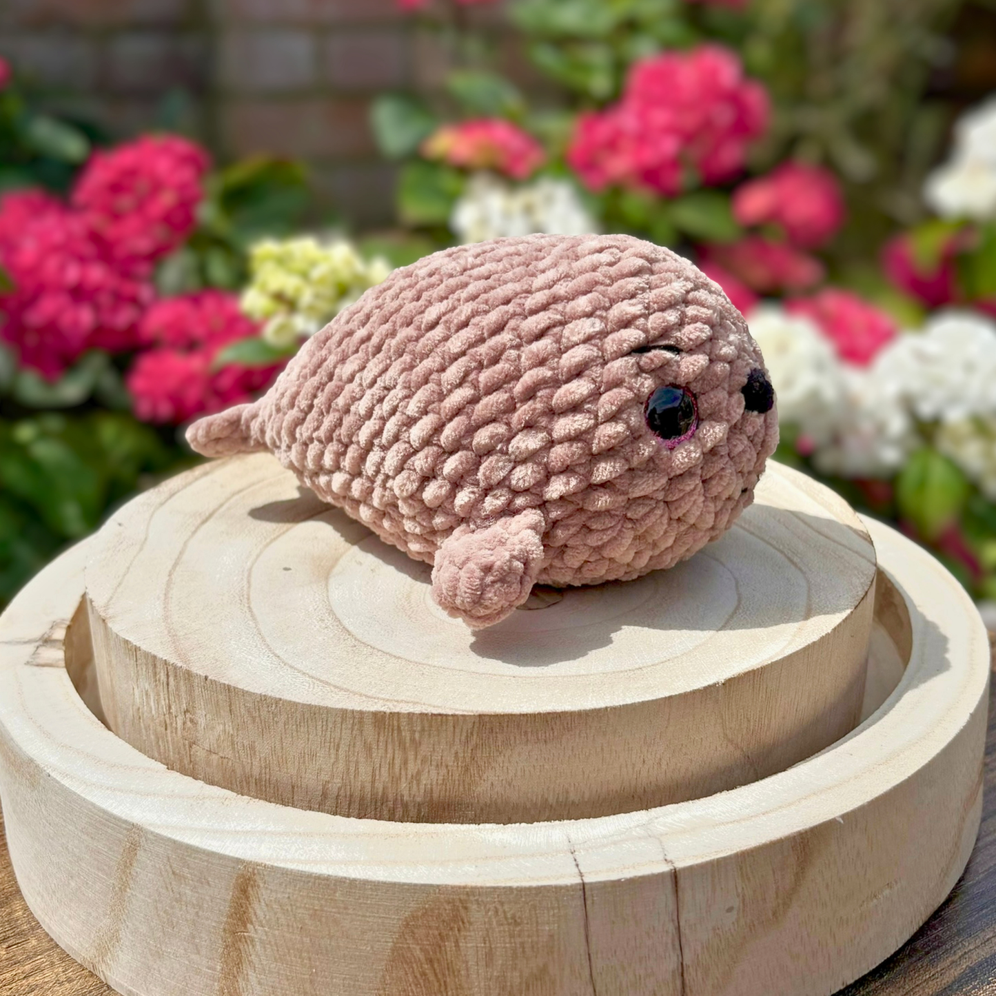 Crochet Chenille Seal in Various Colours