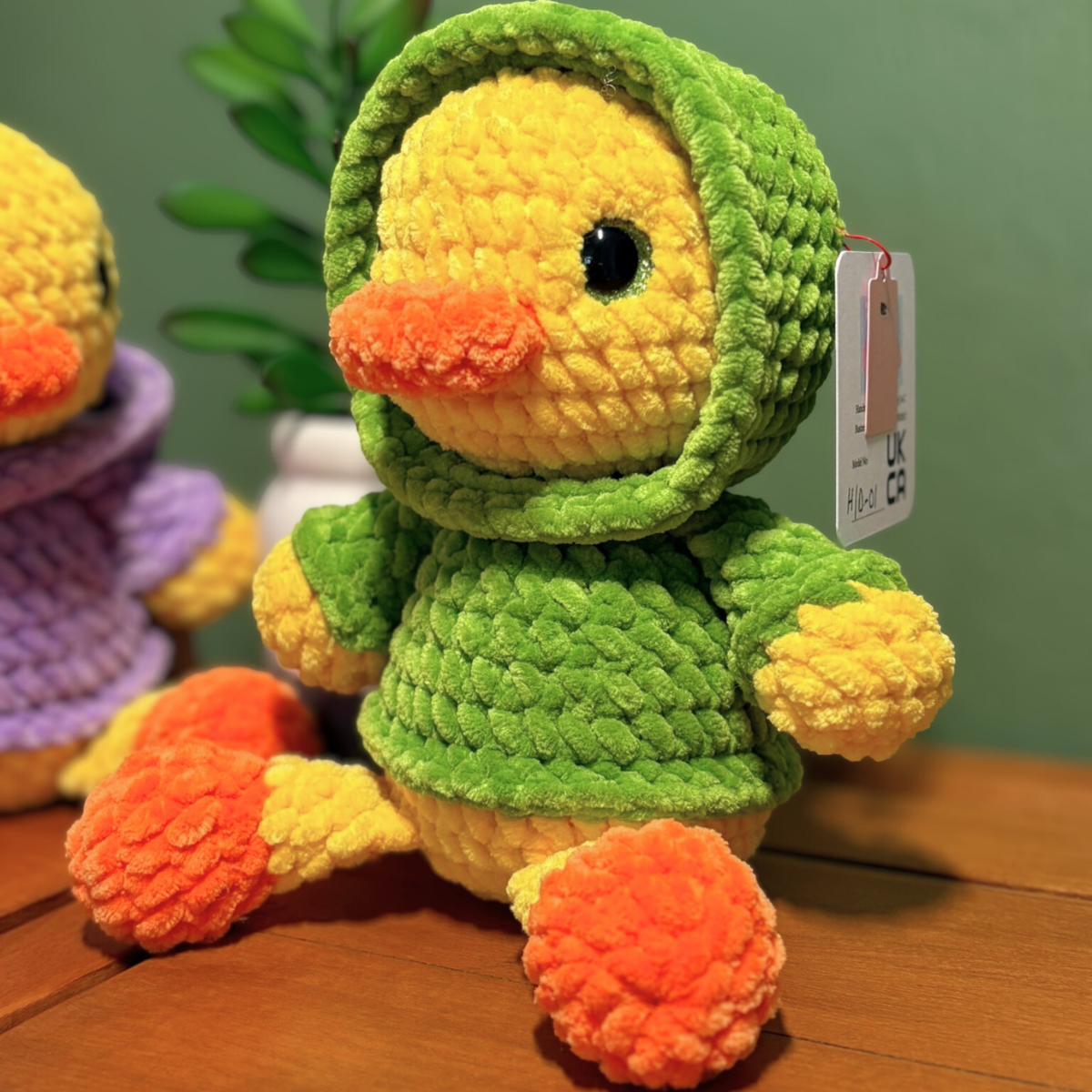 Crochet Hoody Duck