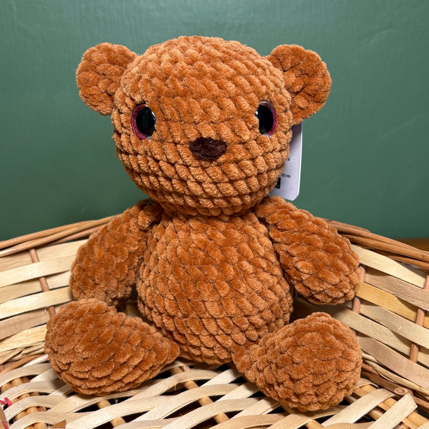 Crochet Chenille Bear in Various Colours