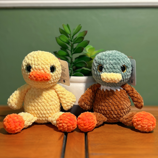 Crochet Chenille Duck