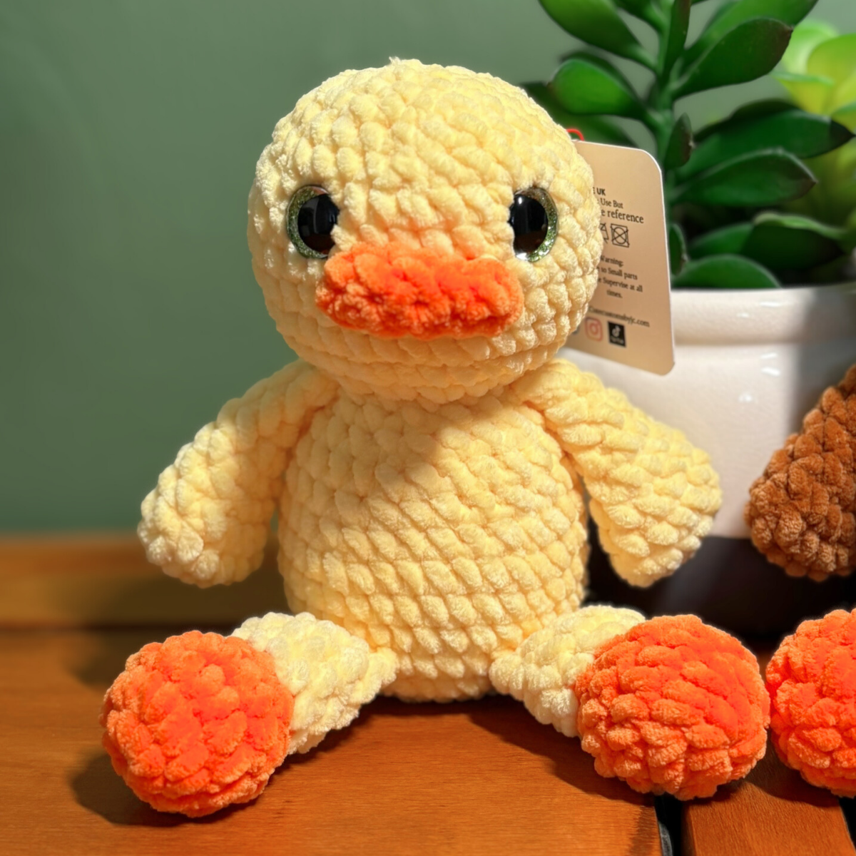Crochet Chenille Duck