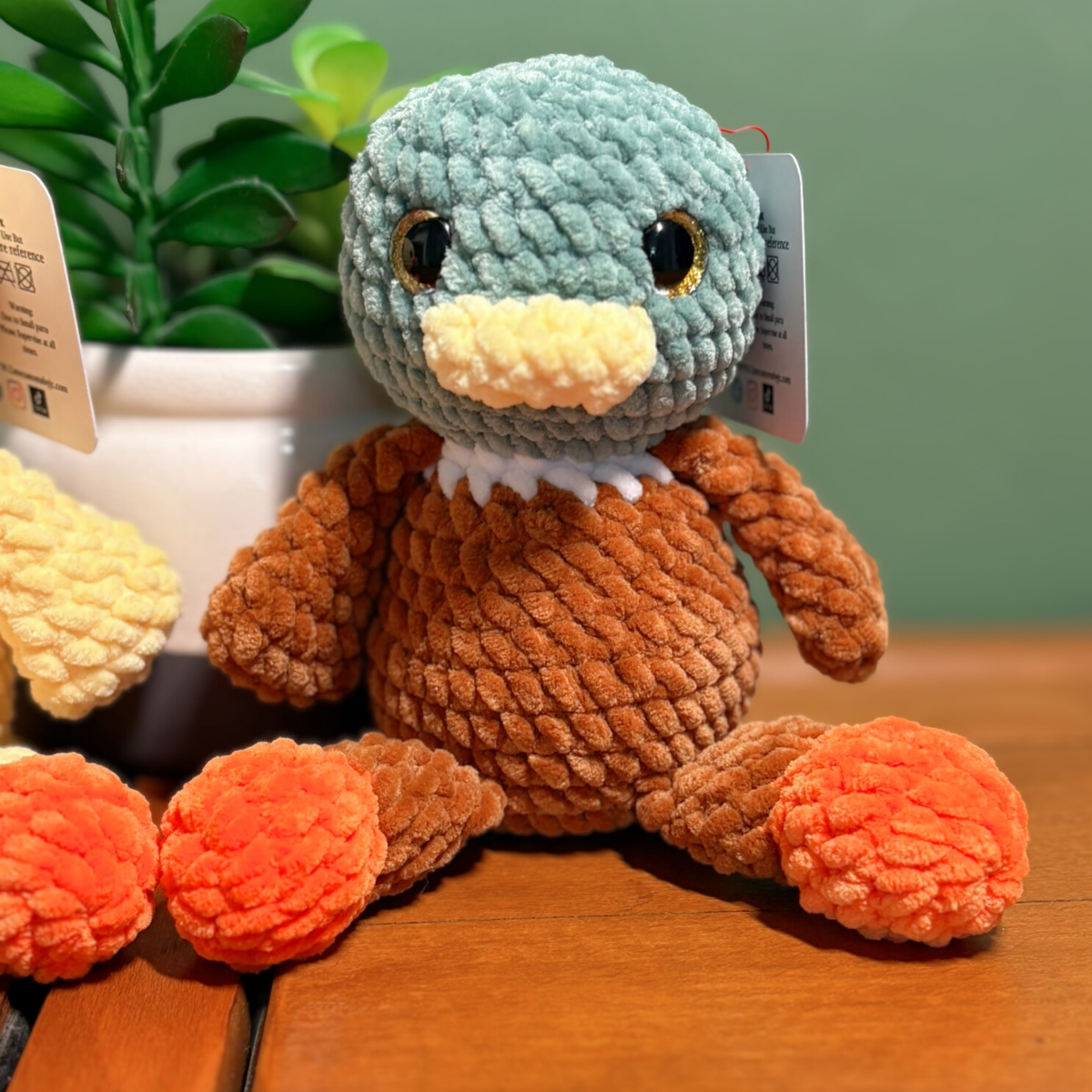 Crochet Chenille Duck