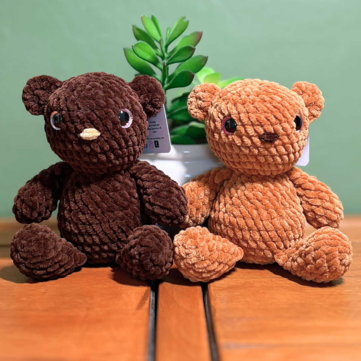 Crochet Chenille Bear