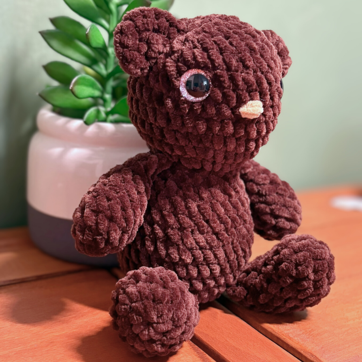 Crochet Chenille Bear