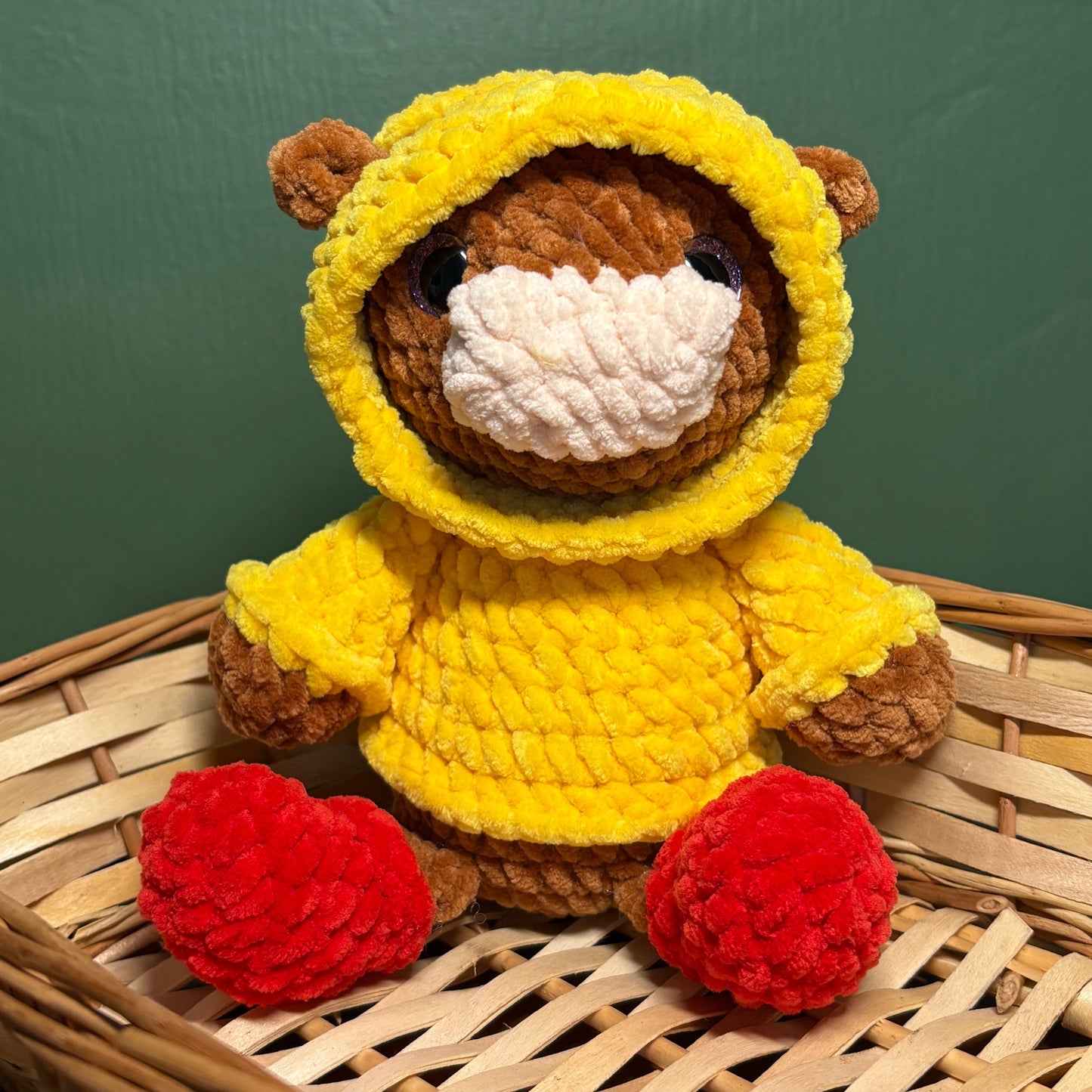 Crochet Hoody Cow