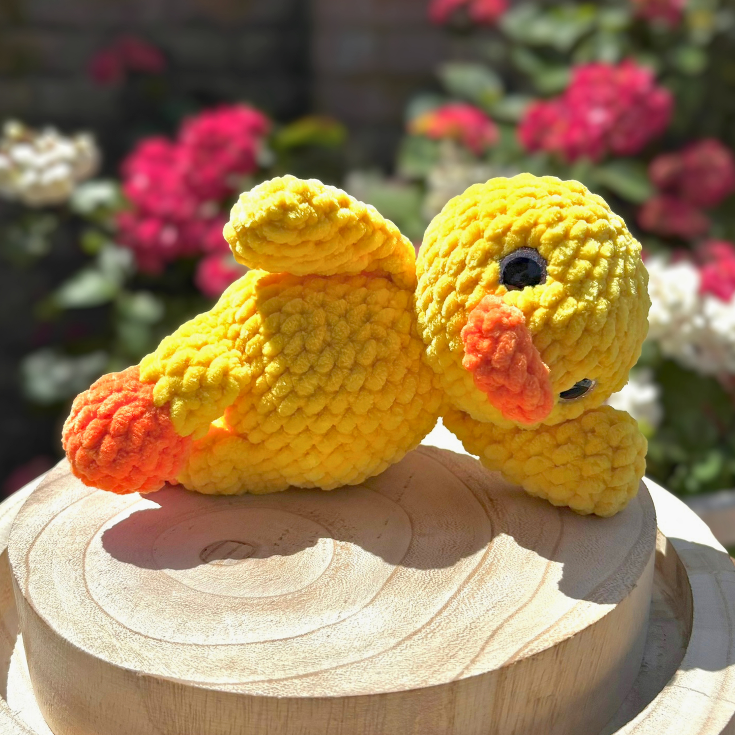 Crochet Chenille Duck