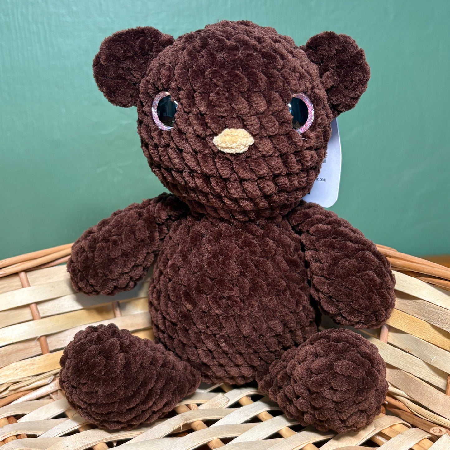 Crochet Chenille Bear in Various Colours