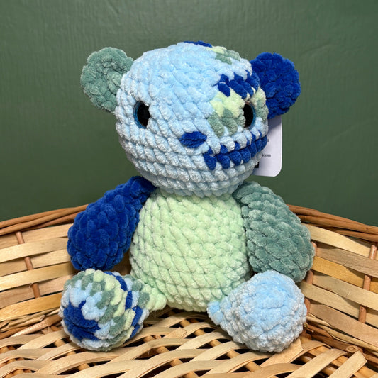 Crochet Chenille Patchy Bear
