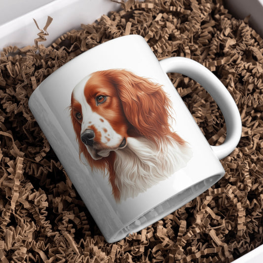 Irish Red Setter Dog 11oz White Mug, Perfect Gift Idea As It Comes Boxed.