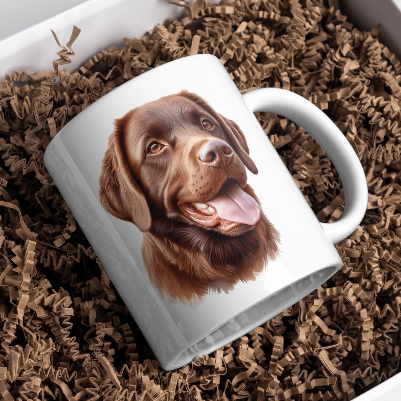 Chesapeake Bay Retriever Dog 11oz White Mug, Perfect Gift Idea As It Comes Boxed.