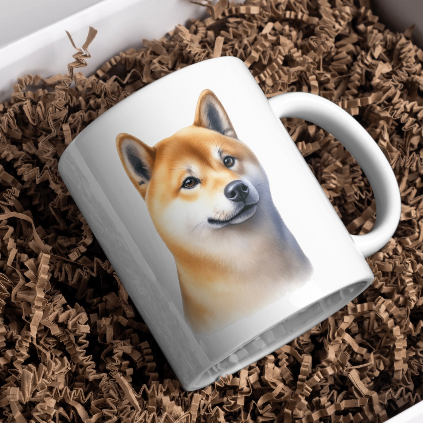 Shiba Inu Dog 11oz White Mug, Perfect Gift Idea As It Comes Boxed.