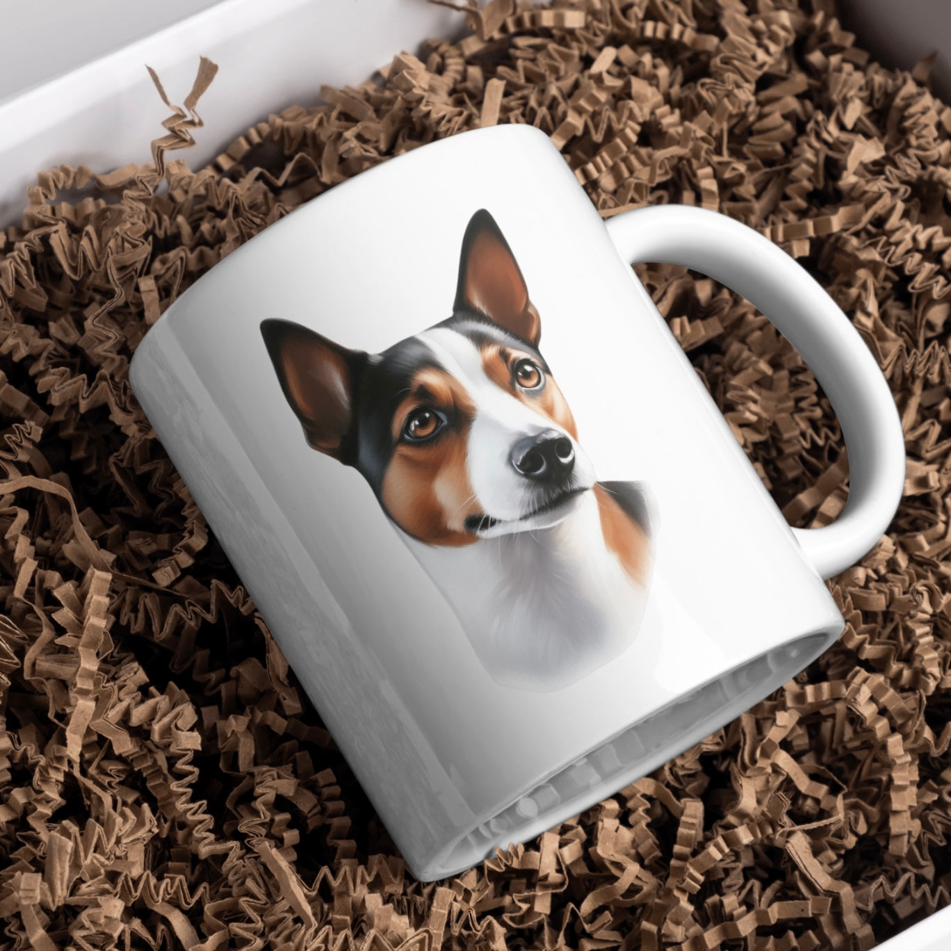Basenji Dog 11oz White Mug, Perfect Gift Idea As It Comes Boxed.