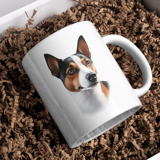 Basenji Dog 11oz White Mug, Perfect Gift Idea As It Comes Boxed.