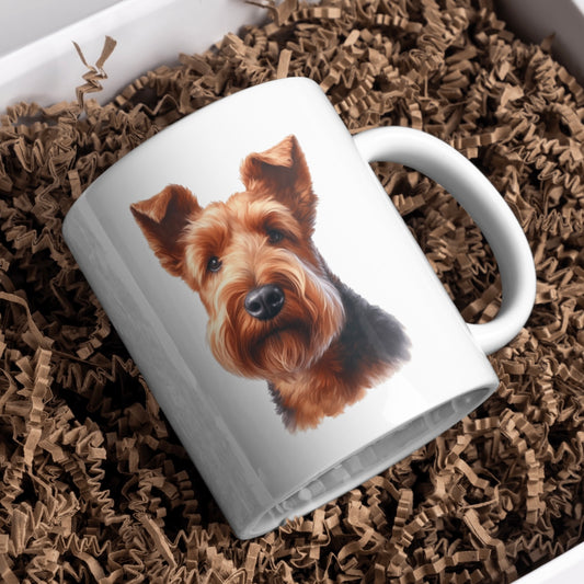 Irish Terrier Dog 11oz White Mug, Perfect Gift Idea As It Comes Boxed.
