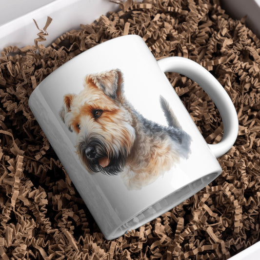 Glen Of Imaal Terrier Dog 11oz White Mug, Perfect Gift Idea As It Comes Boxed.