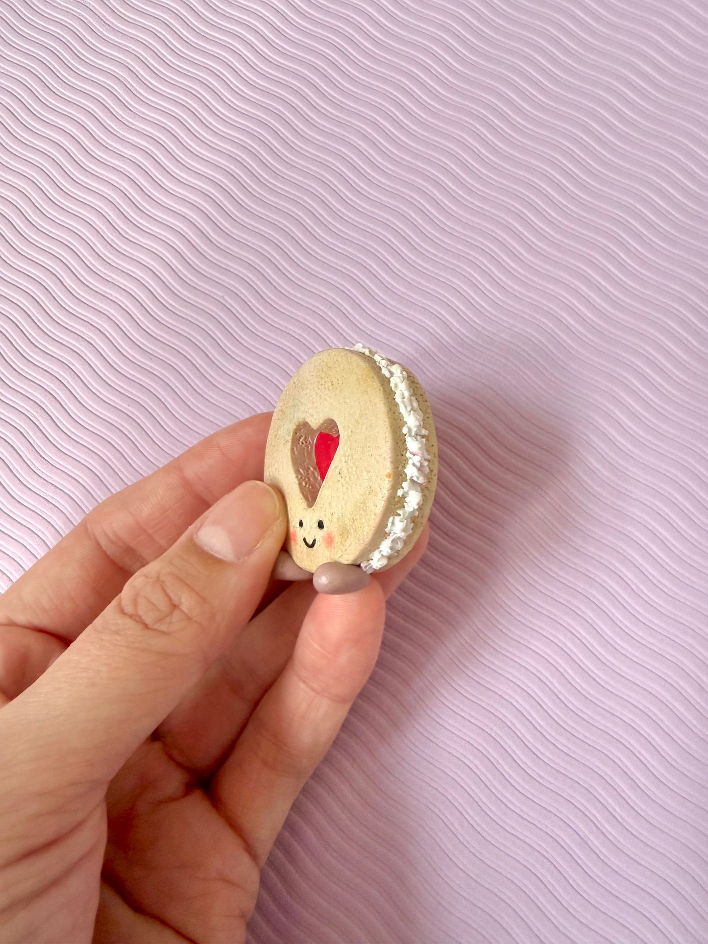 Jam And Cream Biscuit Fridge Magnet