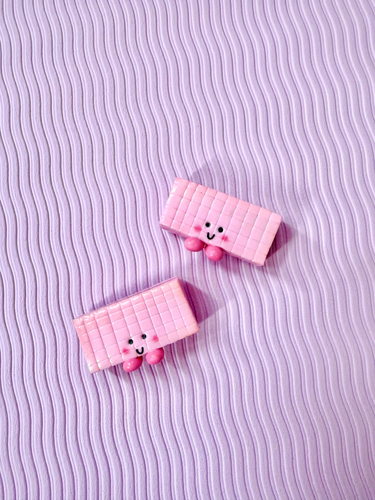 Pink Wafer Biscuit Fridge Magnet