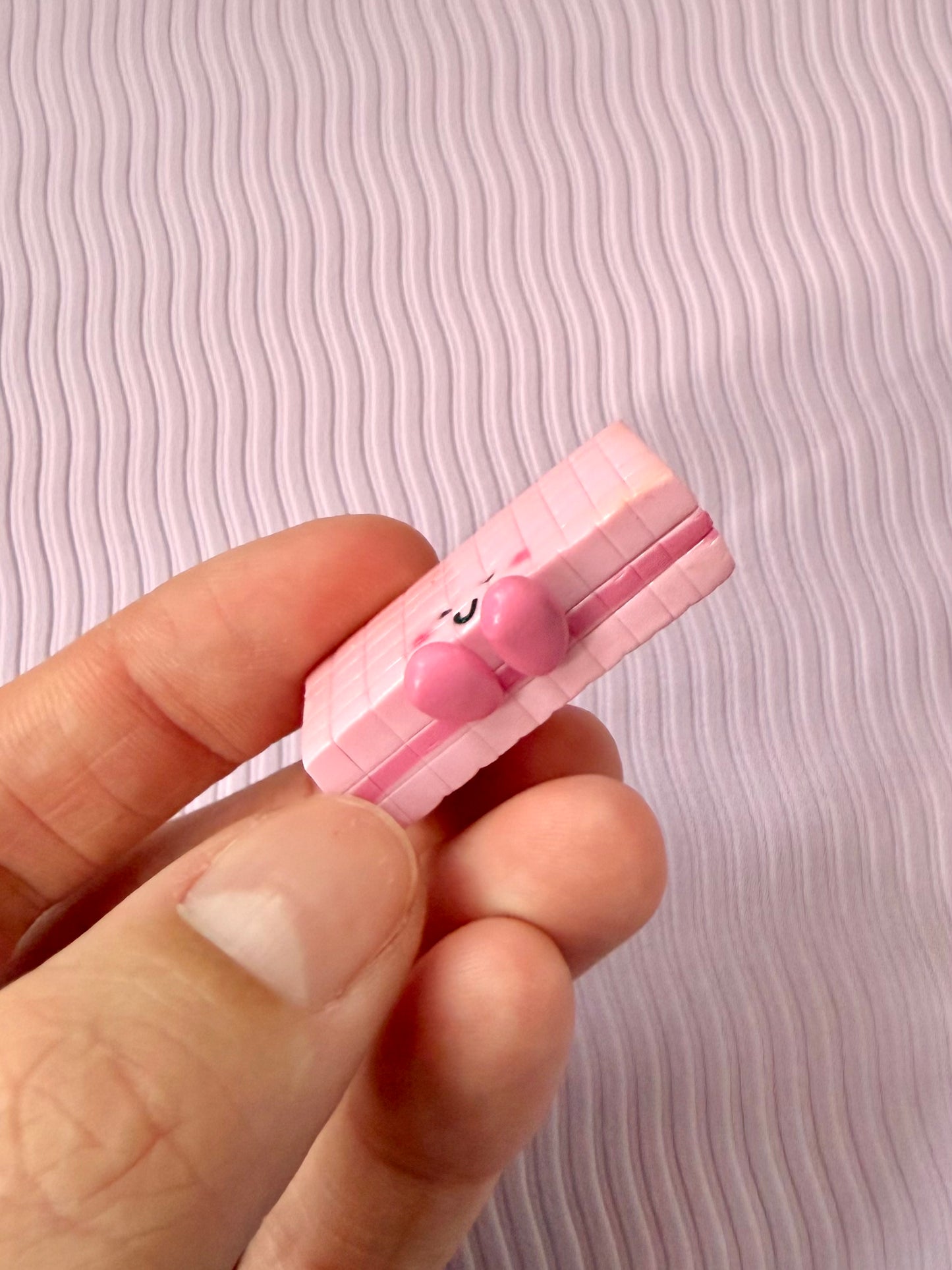 Pink Wafer Biscuit Fridge Magnet