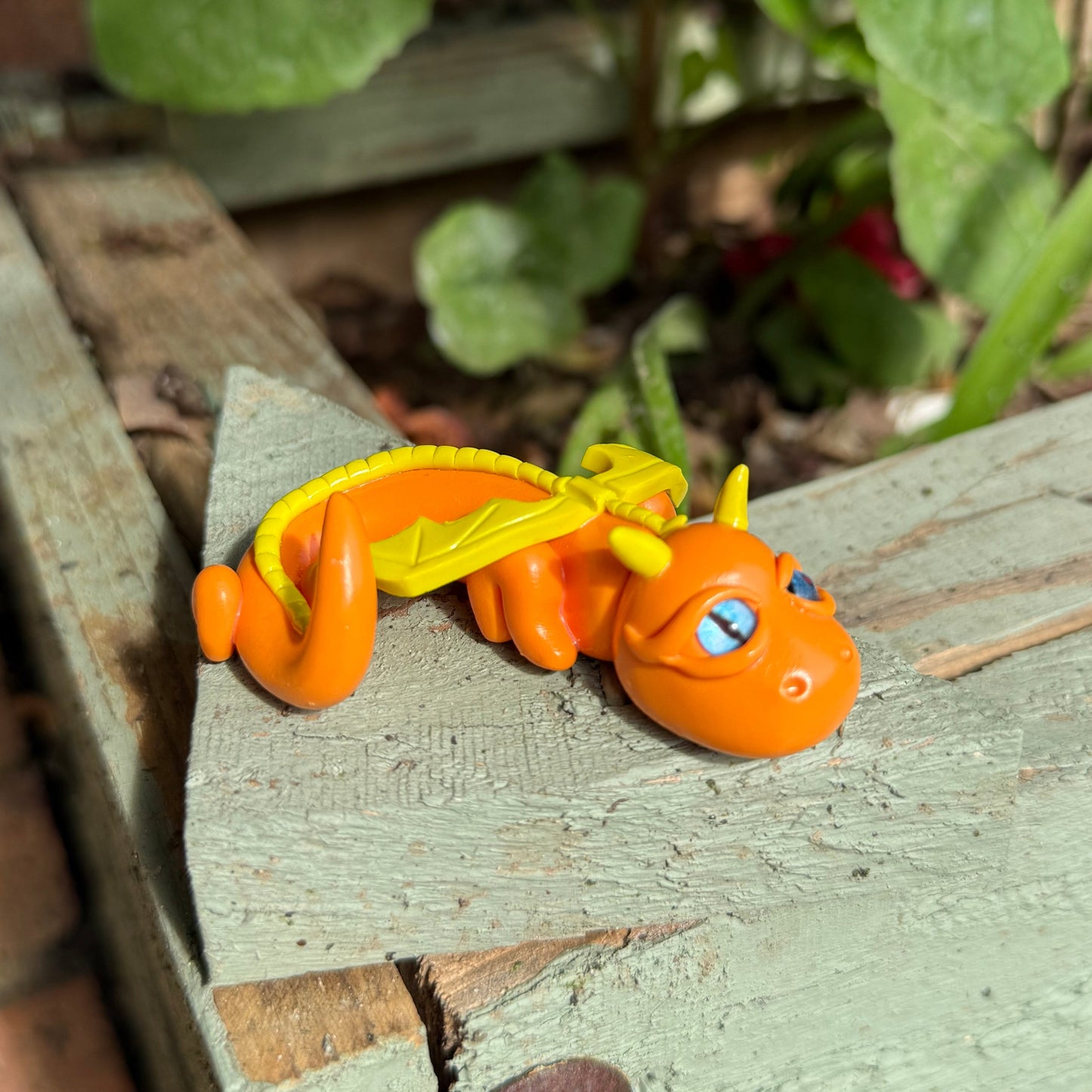 Orange And Yellow Whimsy Dragon