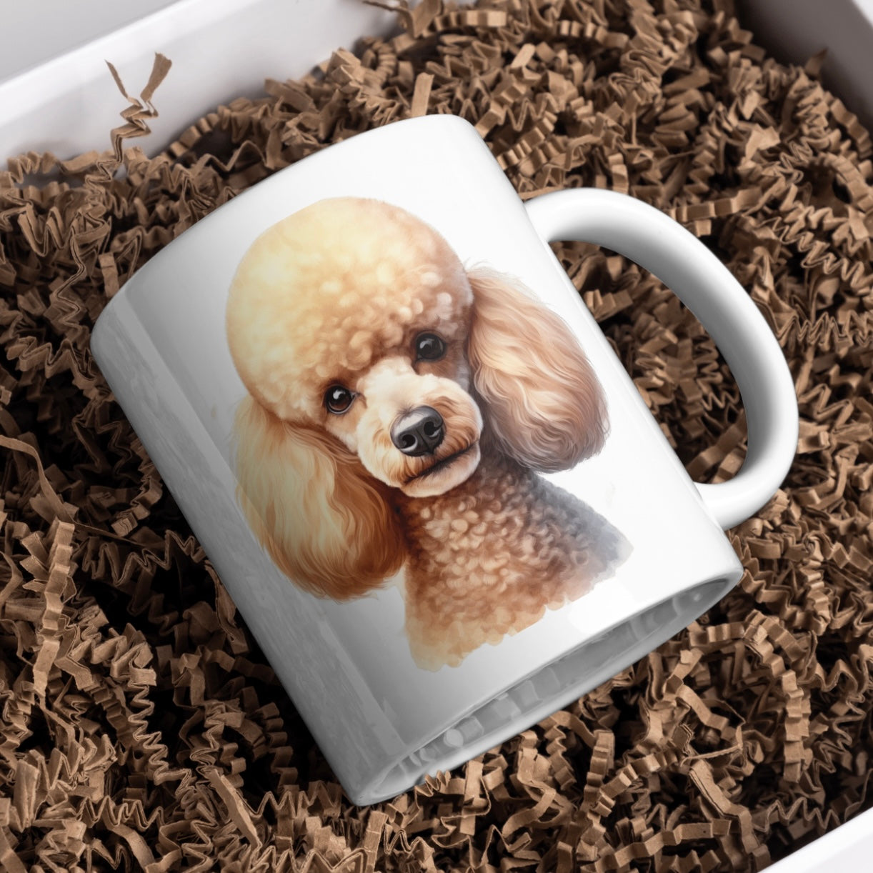 Poodle Dog 11oz White Mug, Perfect Gift Idea As It Comes Boxed.