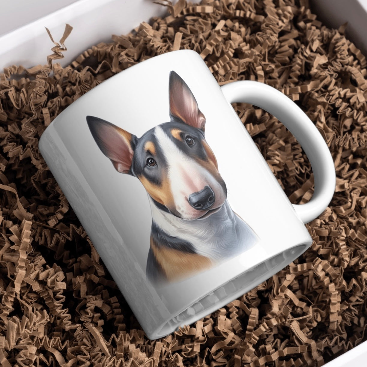English Bull Dog 11oz White Mug, Perfect Gift Idea As It Comes Boxed.